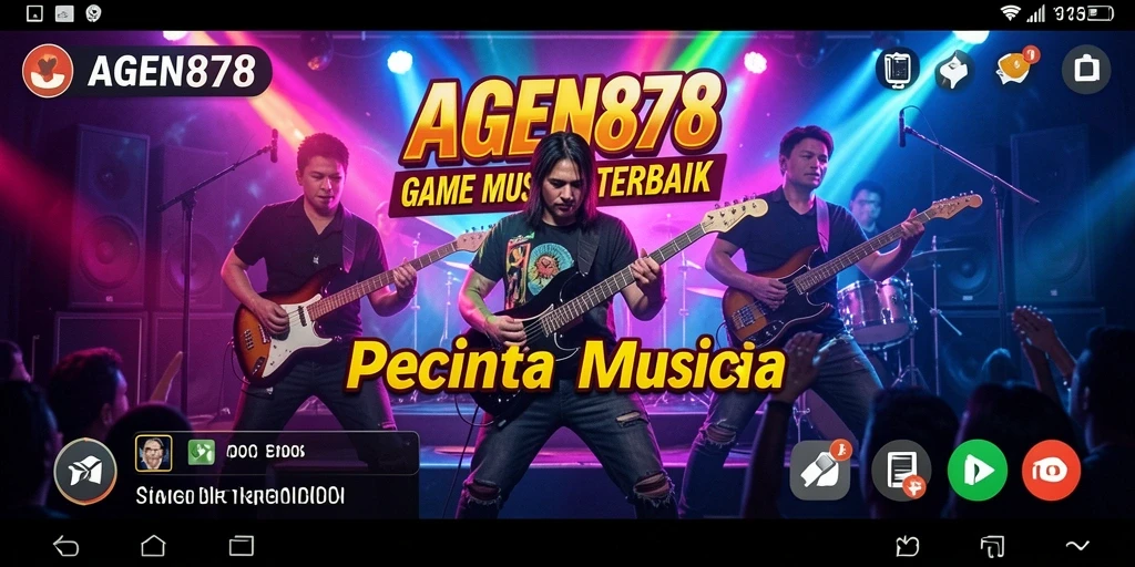 Tampilan gameplay AGEN878 dengan berbagai fitur musik menarik.