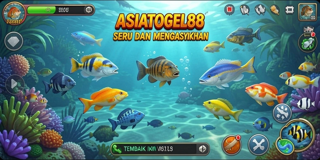 Screenshot gameplay ASIATOGEL88 yang menampilkan aksi seru Tembak Ikan.
