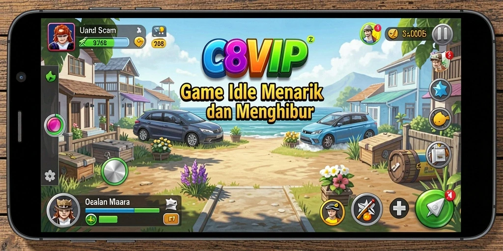 Tampilan menarik gameplay C8VIP yang seru dan menghibur.