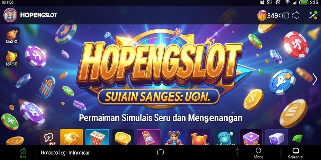 Tampilan seru dan menarik dari gameplay HOPENGSLOT.