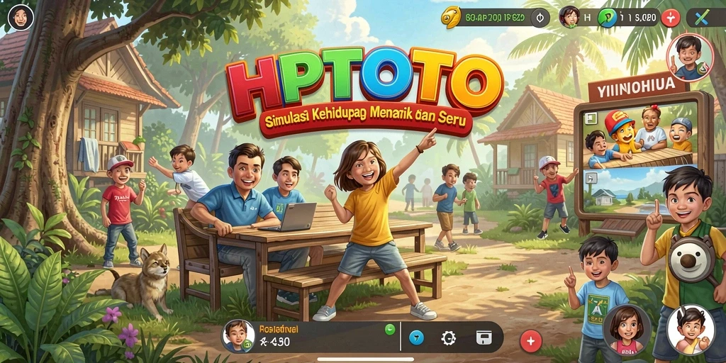 Tampilan gameplay HPTOTO yang menakjubkan dalam simulasi kehidupan.