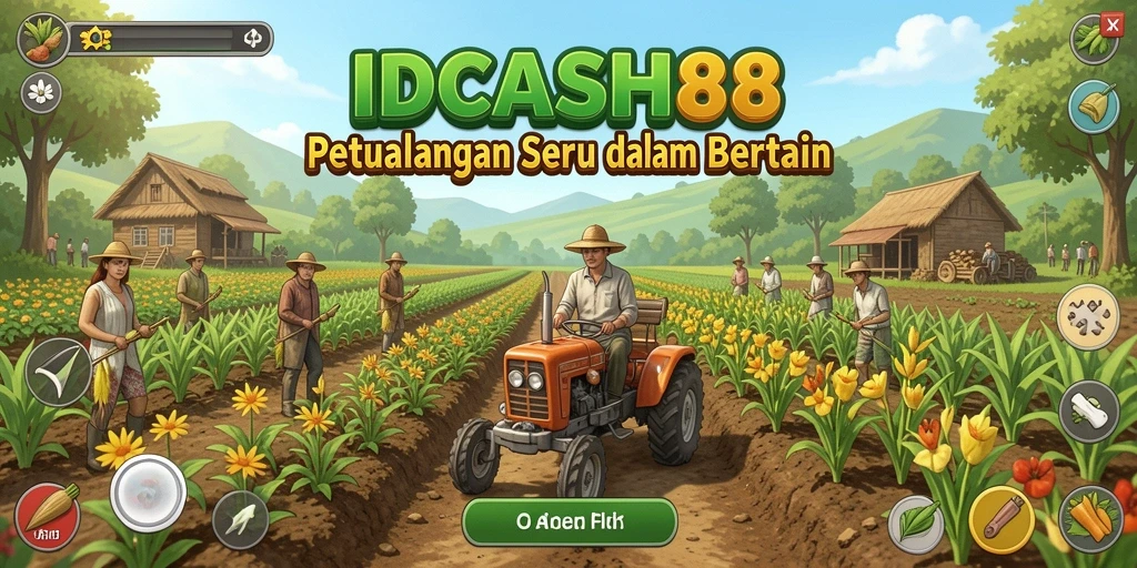 Tampilan gameplay IDCASH88 yang menggugah selera bertani.