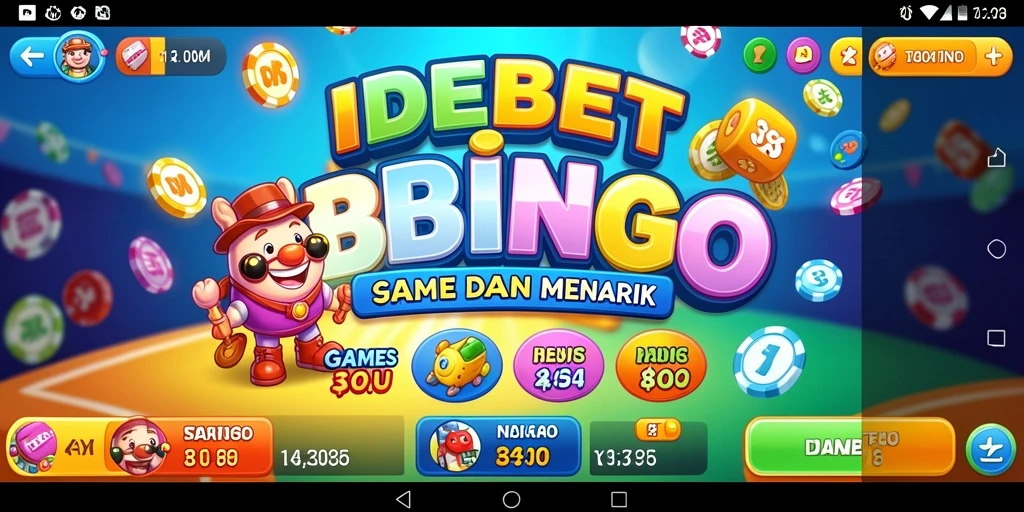 Tampilan gameplay Bingo di IDEBET yang seru dan menarik.