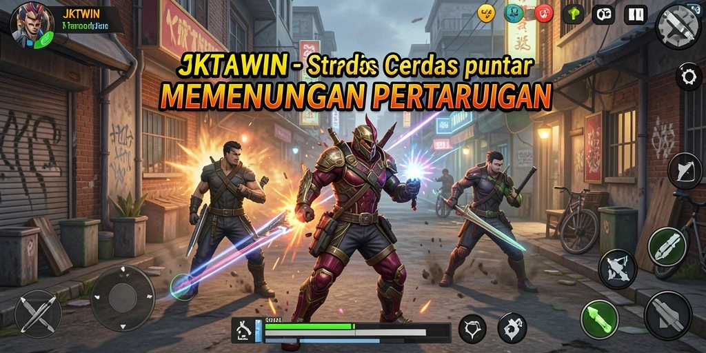 Tampilan gameplay JKTWIN yang seru dan strategis.