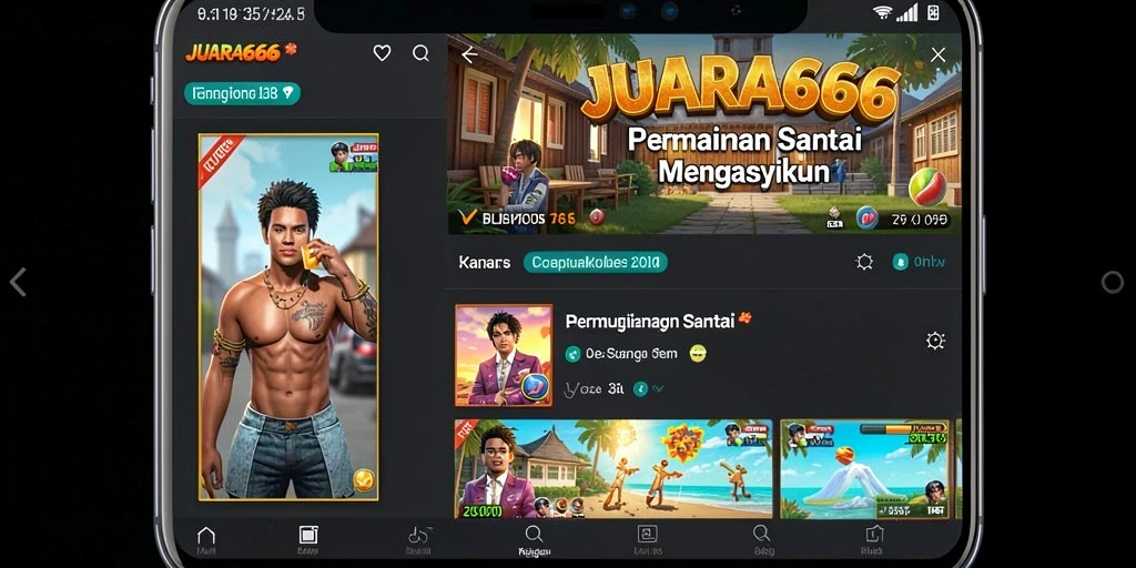 Tampilan gameplay JUARA666 yang menyenangkan dan menghibur.