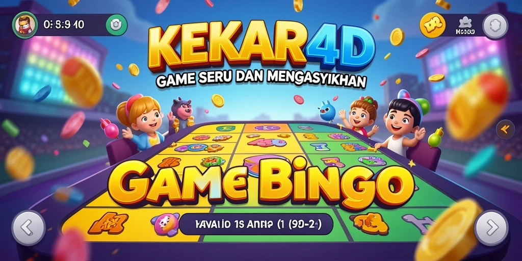 Tampilan grafis menarik dalam permainan Bingo KEKAR4D.