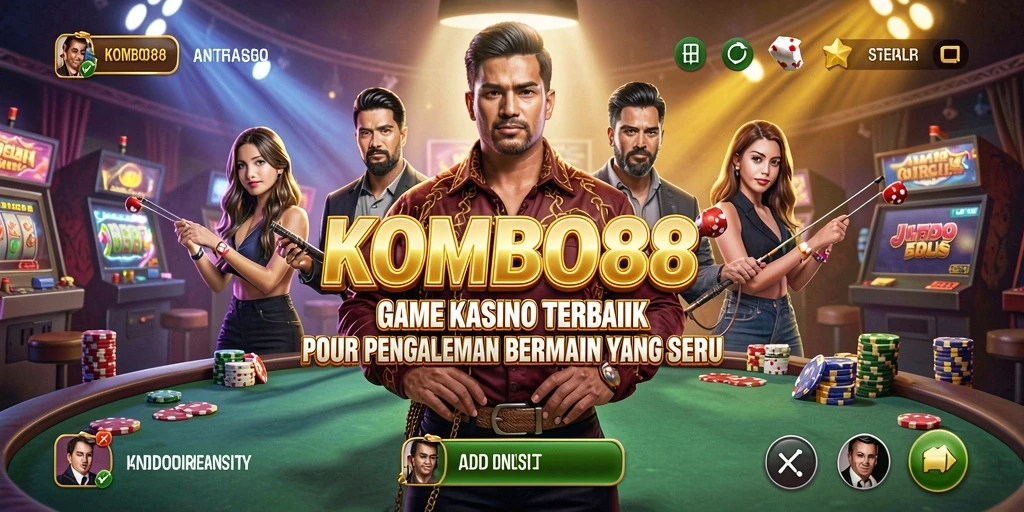 Tampilan gameplay mendebarkan di KOMBO88 dengan fitur Kasino interaktif.