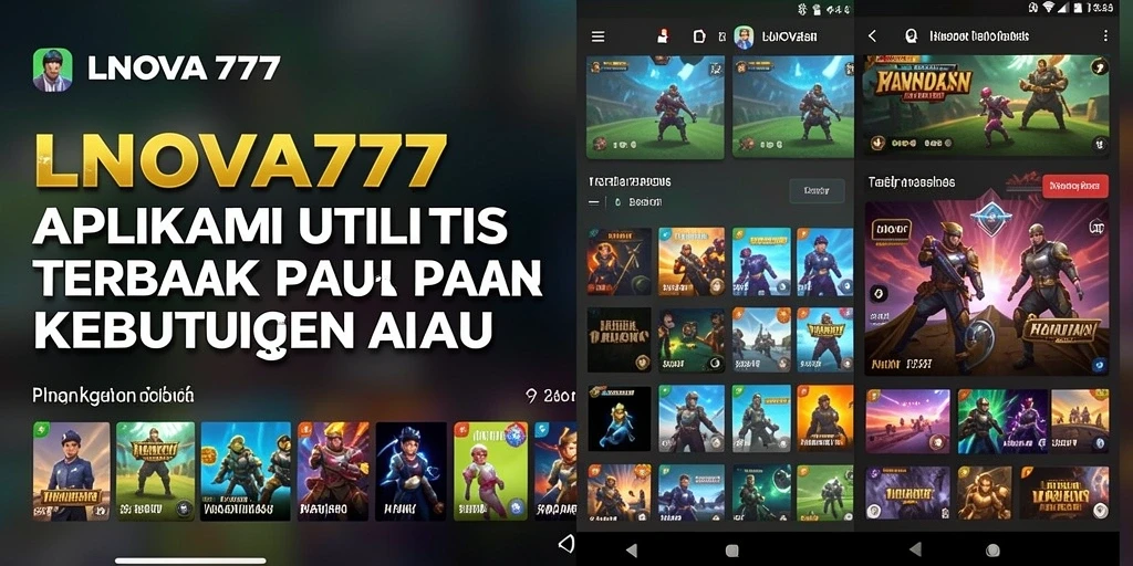Tampilan LNOVA777 yang intuitif dan informatif saat digunakan.