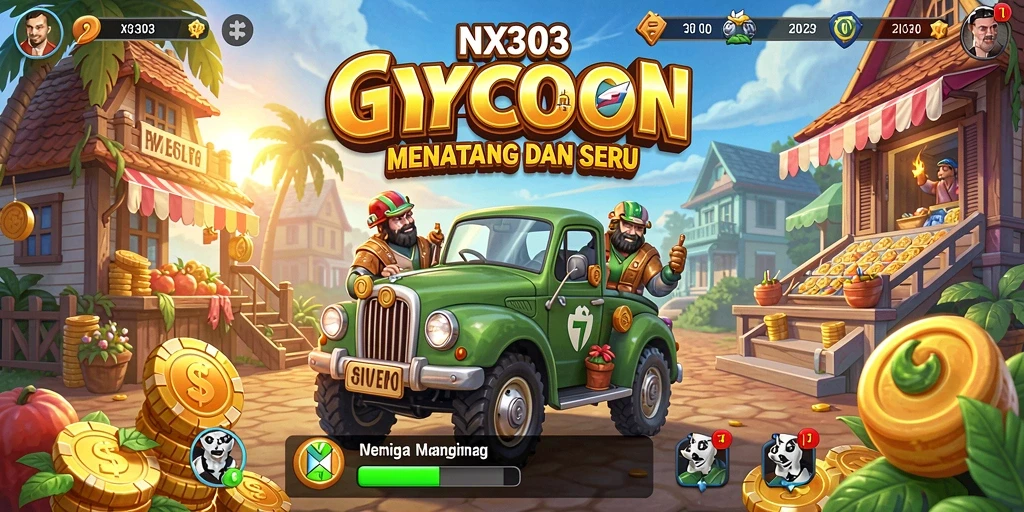 Tampilan gameplay NX303 yang menarik dengan elemen Tycoon yang menantang.