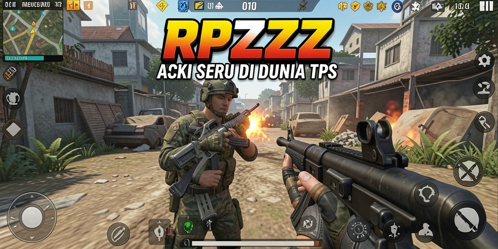 Tampilan grafis menakjubkan dari gameplay RPZZZ dalam aksi.