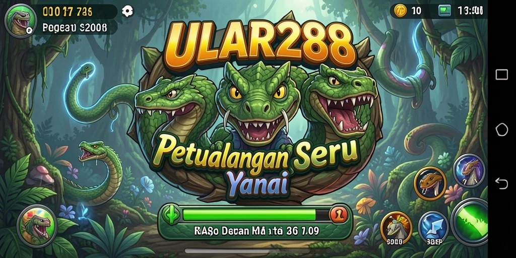 Tampilan gameplay seru di dunia petualangan ULAR288.