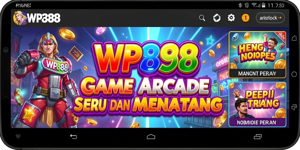 Tampilan gameplay WP888 yang menarik dan seru dalam permainan Arcade.